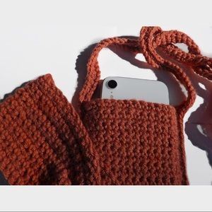 Crochet Headband & Sling Bag